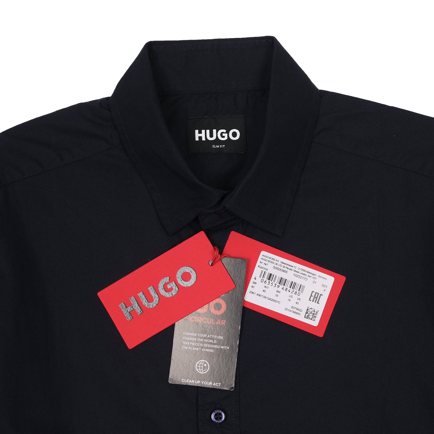 HUGO Slim Fit Midnight Dream Button-Up Shirt