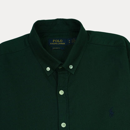 POLO RALPH LAUREN Classic Fit Button-Down Shirt in Forest Green