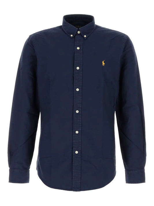 Polo Ralph Lauren Classic Blue Elegance Button-Up Shirt