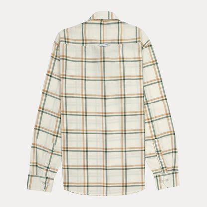 CALVIN KLEIN JEANS Harvest Cream Tailored Fit Long Sleeve Checked Shirt