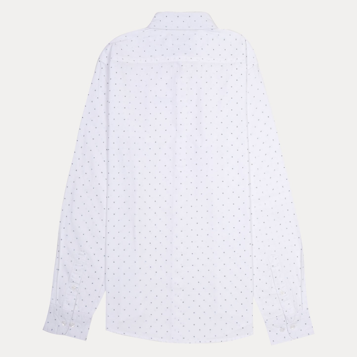 Calvin Klein Dapper Dot Delight Shirt in Crisp Cloud White