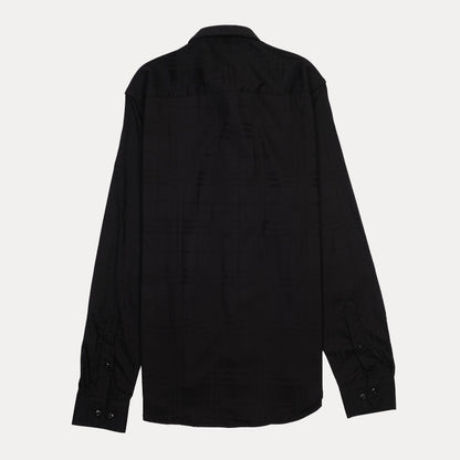 Ralph Lauren Elegant Midnight Black Custom Fit Shirt