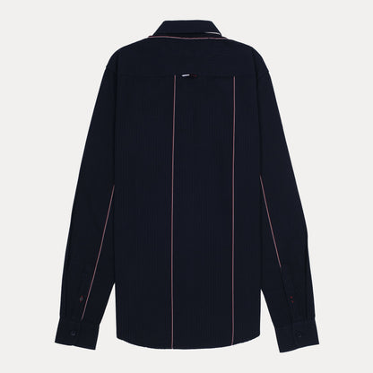TOMMY JEANS Prismatic Cobalt Echo Slim Fit Long Sleeve Shirt