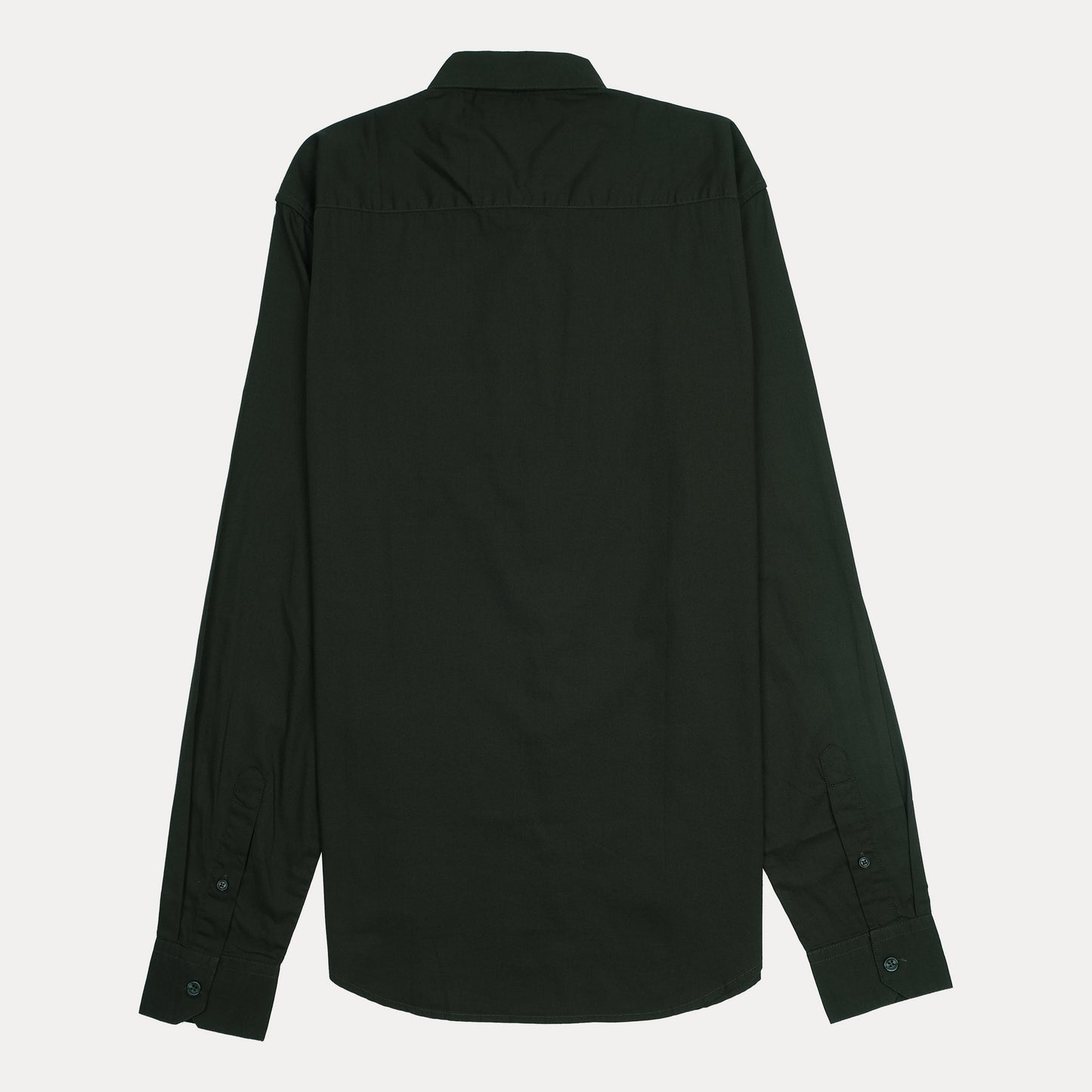 A|X Men's Long Sleeve Button-Up Shirt in Dark Green