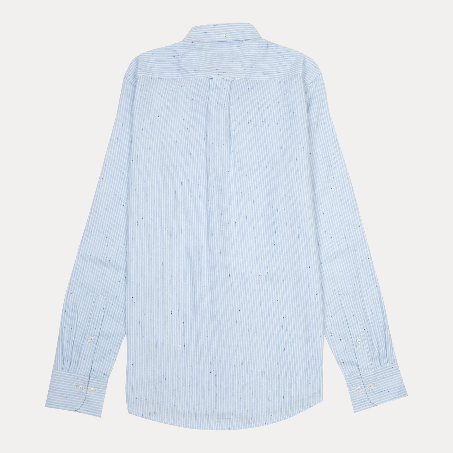 [Mélange Slub Linen] GANT Melange Striped Elegance Shirt in Sky Blue
