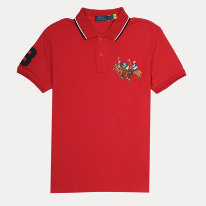 POLO RALPH LAUREN Prismatic Amber Drift Classic Fit Short Sleeve Piqu������ Polo