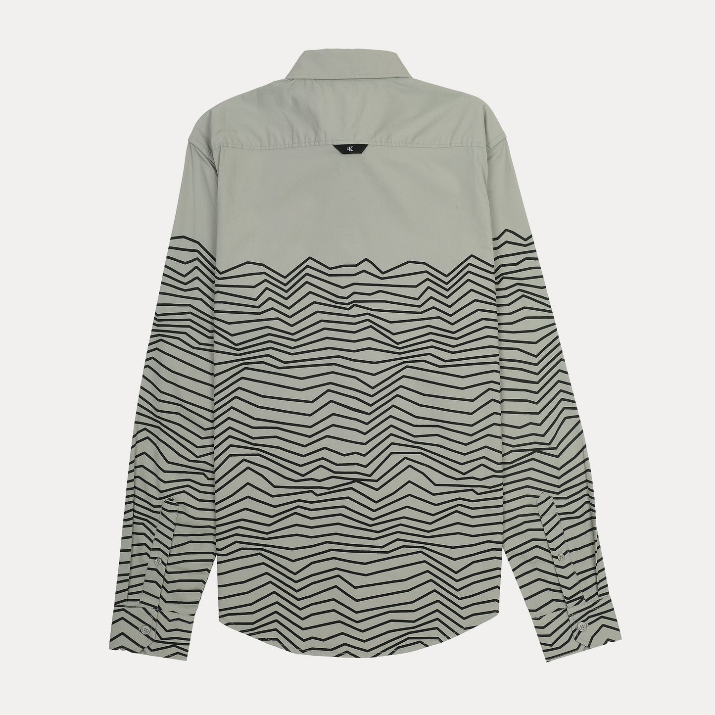 CALVIN KLEIN JEANS Prismatic Quartz Ember Long Sleeve Shirt