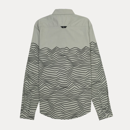 CALVIN KLEIN JEANS Prismatic Quartz Ember Long Sleeve Shirt