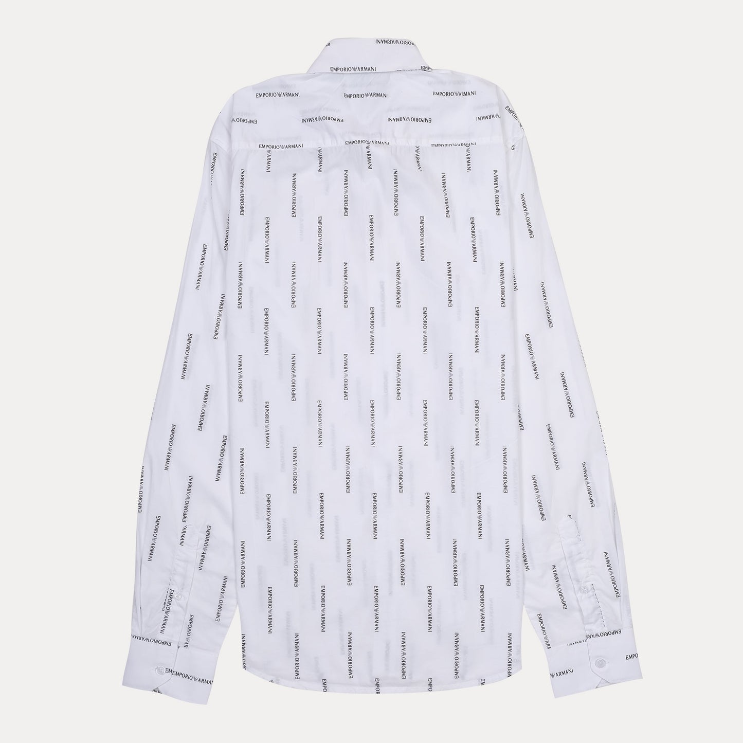 EMPORIO ARMANI Logo Print Long Sleeve Shirt