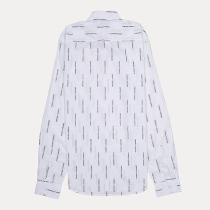 EMPORIO ARMANI Logo Print Long Sleeve Shirt