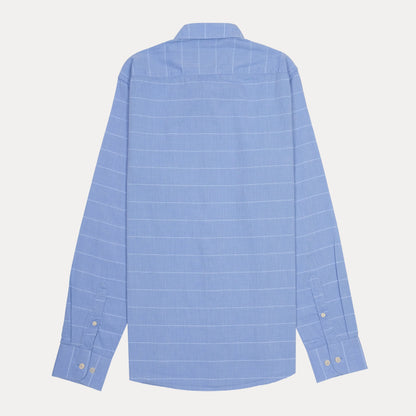 HACKETT Elegant Sky Blue Striped Slim Fit Shirt