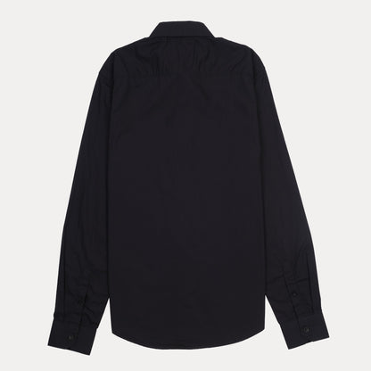 Armani Exchange Slim Fit Black Dress Shirt