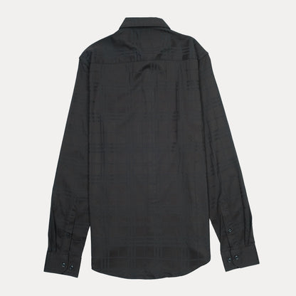 Ralph Lauren Custom Fit Plaid Elegance Shirt in Charcoal Whisper