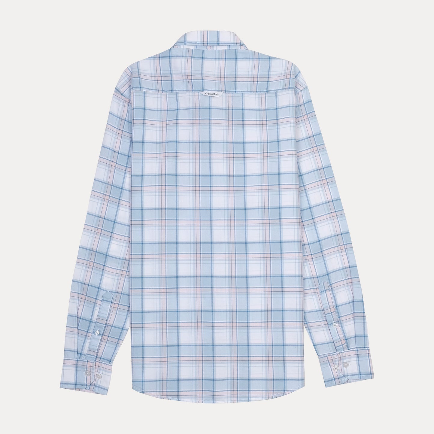Calvin Klein Jeans Breezy Blue Plaid Button-Up Shirt