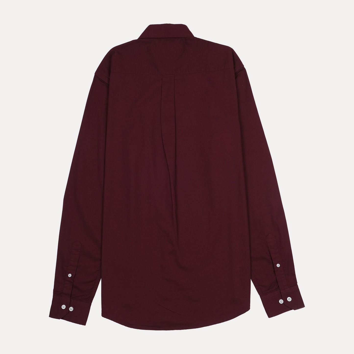 Polo Ralph Lauren Custom Fit Long Sleeve Button-Down Shirt in Burgundy