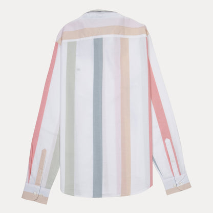 Tommy Hilfiger Organic Cotton Striped Delight Shirt in Pastel Harmony