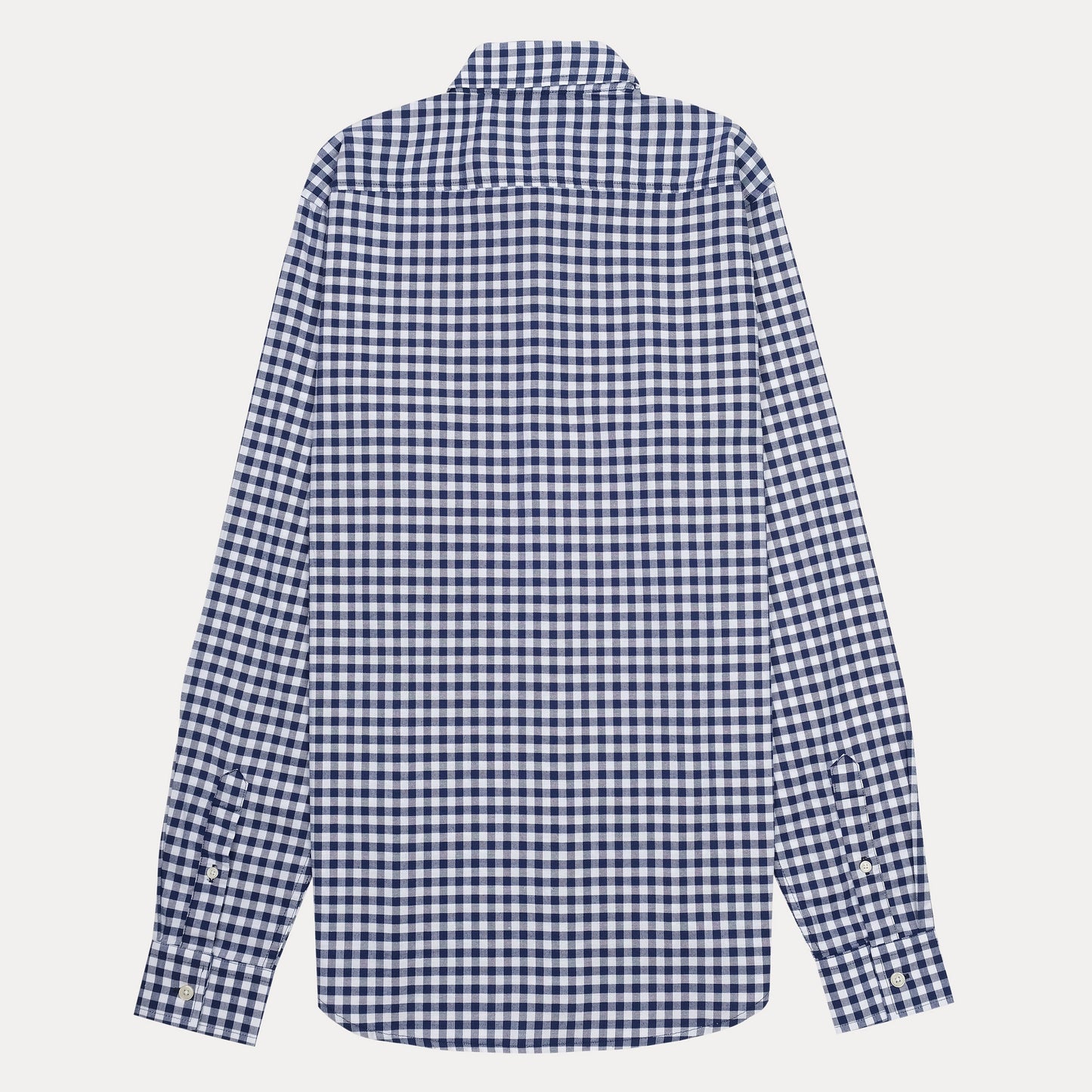 Lacoste Slim Fit Gingham Delight Shirt in Nautical Navy & White