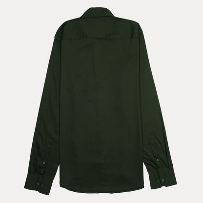 Calvin Klein Jeans Slim Fit Green Button-Up Shirt