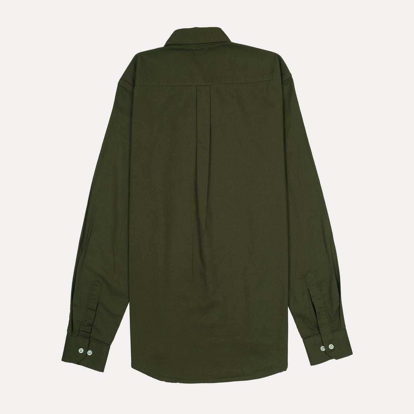 Polo Ralph Lauren Custom Fit Long Sleeve Button-Down Shirt in Olive Green