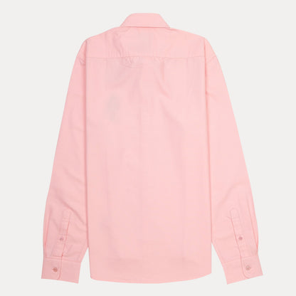 HACKETT Charming Coral Slim Fit Shirt with Playful Embroidery