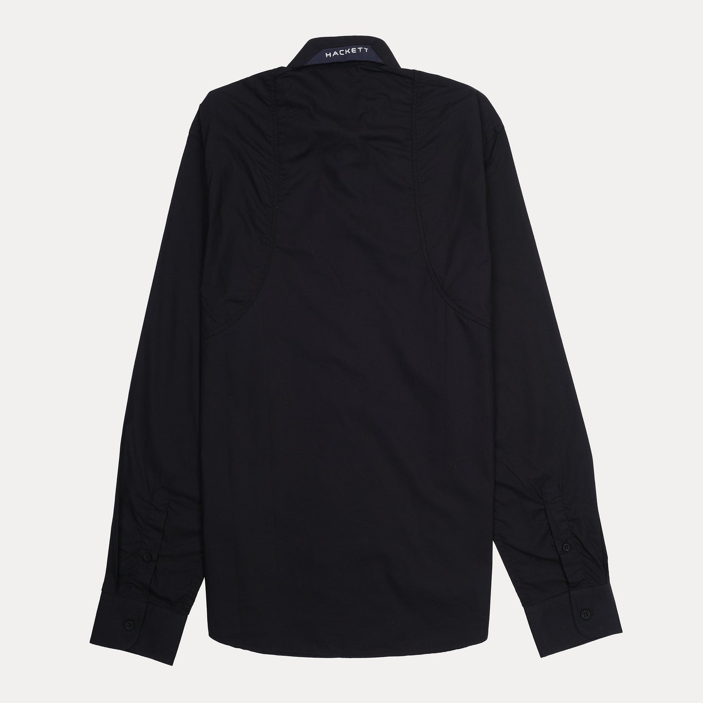 Hackett Aston Martin AMR Long Sleeve Shirt in Midnight Obsidian