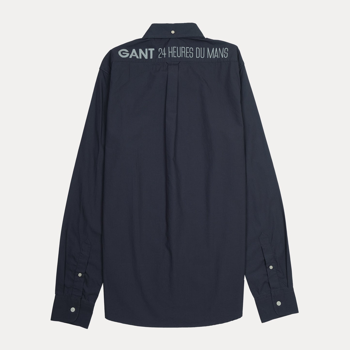 GANT Classic Slim Fit Shirt in Midnight Blue with Le Mans Flair