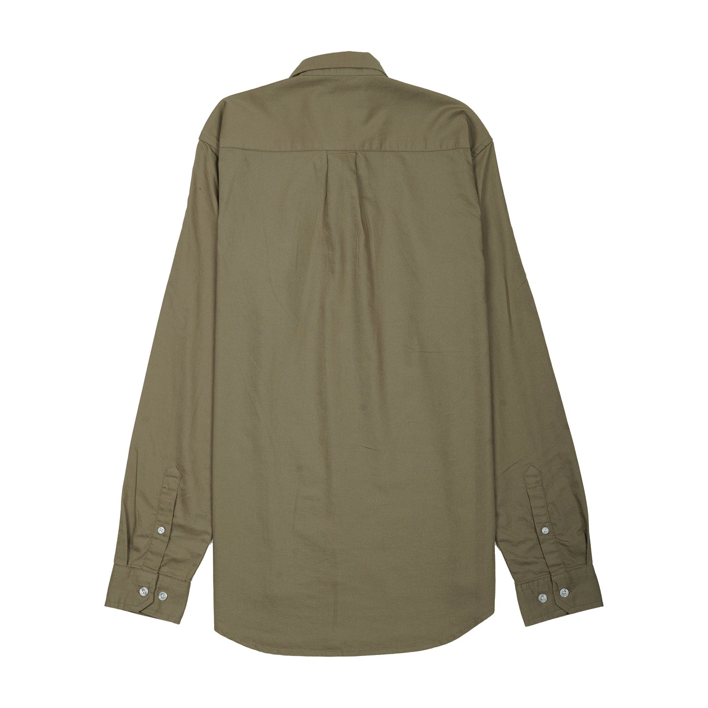 Lacoste Elegant Olive Green Button-Up Shirt