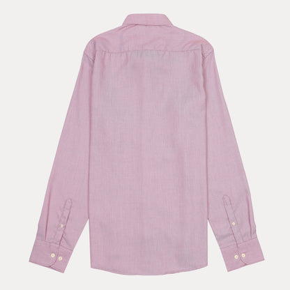 HACKETT Charming Raspberry Textured Slim Fit Shirt