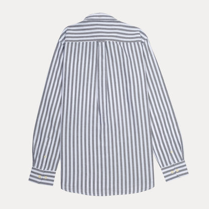 GANT Tech Prep Striped Elegance Shirt in Cloudy Grey