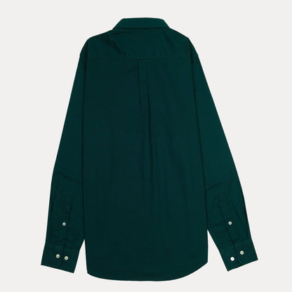 Polo Ralph Lauren SLIM FIT Button-Down Linen Shirt in Forest Green