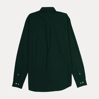 POLO RALPH LAUREN Custom Fit Long Sleeve Button-Down Shirt in Dark Green