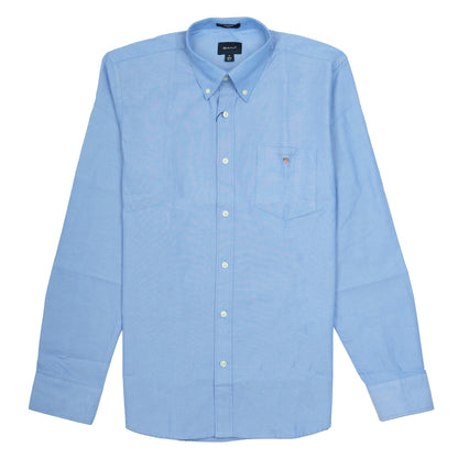 GANT Effortlessly Elegant Sky Blue Button-Up Shirt