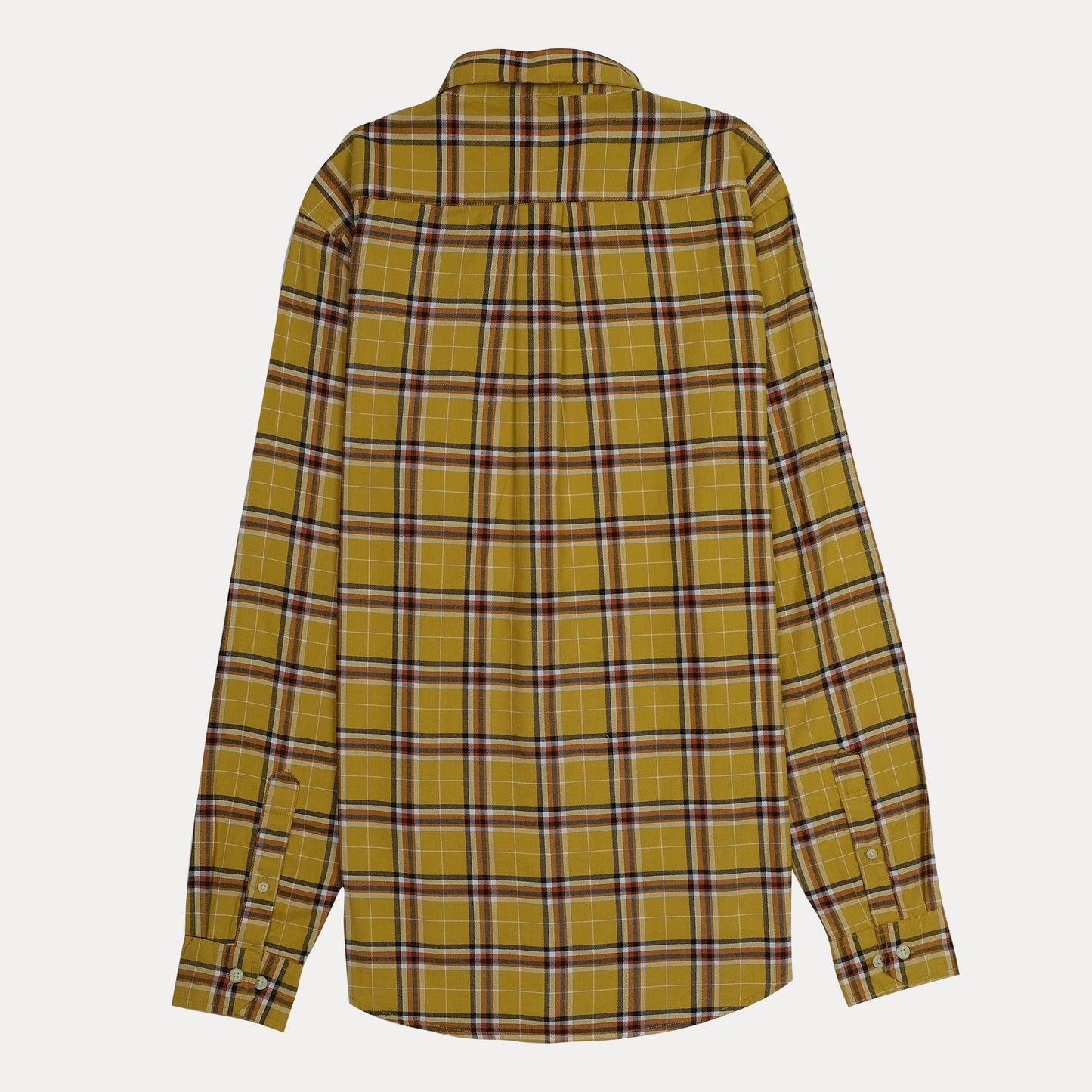 POLO RALPH LAUREN Golden Amber Tailored Fit Long Sleeve Plaid Shirt