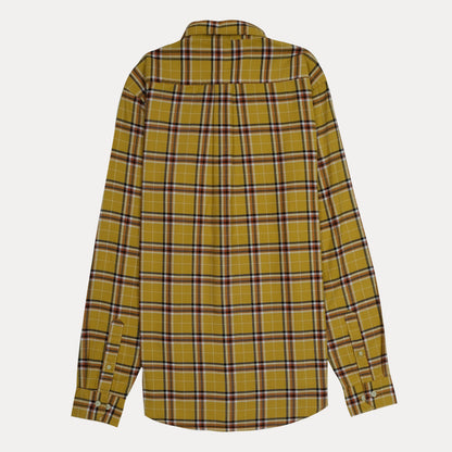 POLO RALPH LAUREN Golden Amber Tailored Fit Long Sleeve Plaid Shirt