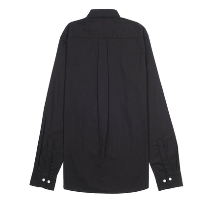 GANT Tech Prep Button-Up Shirt in Midnight Black Elegance