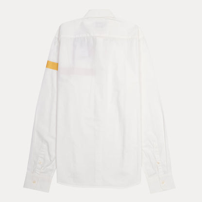 Hugo Slim Fit Elegant Whisper White Shirt with Golden Accent