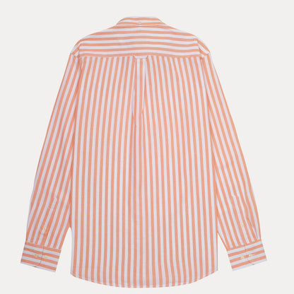 GANT Tech Prep Striped Shirt in Coral Sunrise