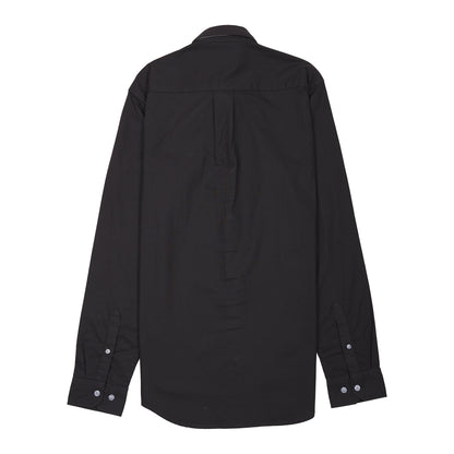 Lacoste Elegant Black Cotton Shirt