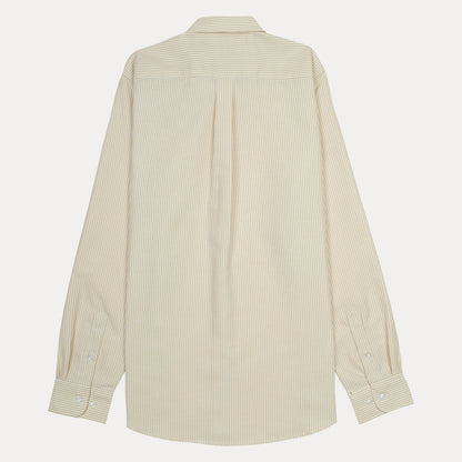 Polo Ralph Lauren Classic Fit Striped Shirt in Creamy Vanilla Swirl