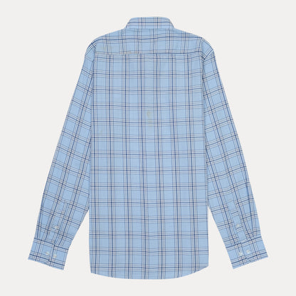 HACKETT Effervescent Sky Checkered Slim Fit Shirt