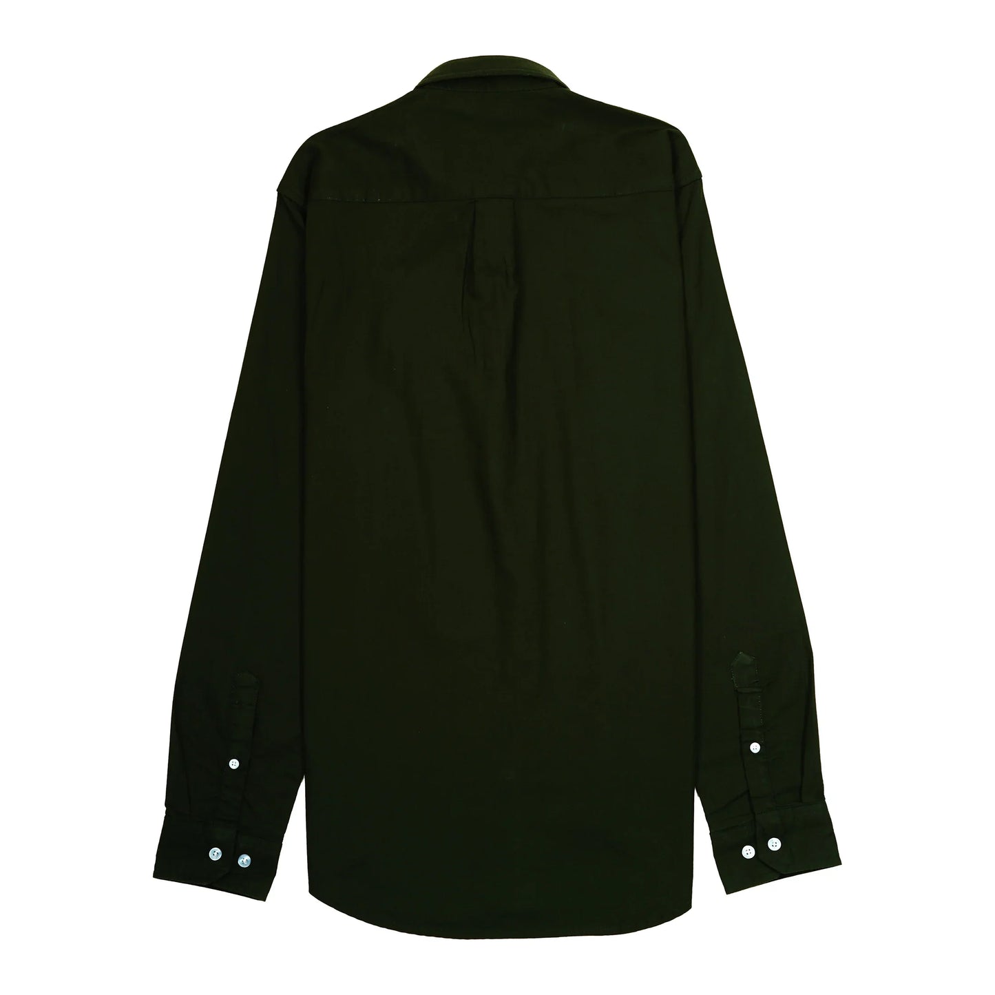 Lacoste Elegant Olive Green Button-Up Shirt
