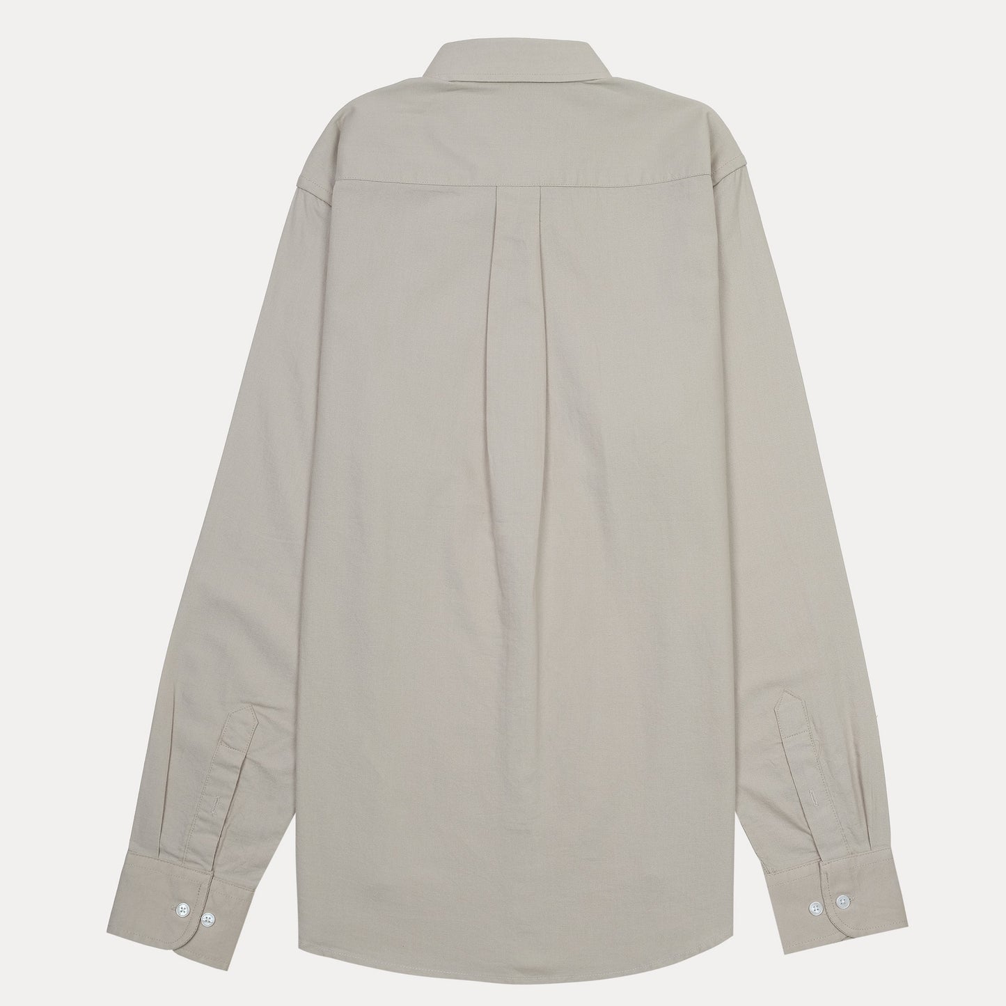 Lacoste Elegant Ecru Cotton Regular Fit Shirt