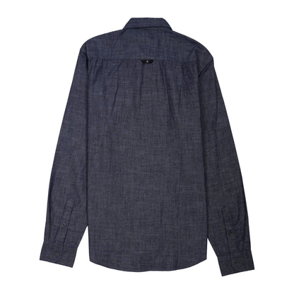 CALVIN KLEIN JEANS Prismatic Slate Tailored Fit Long Sleeve Chambray Shirt