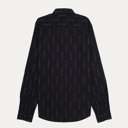 EMPORIO ARMANI Logo Print Long Sleeve Shirt