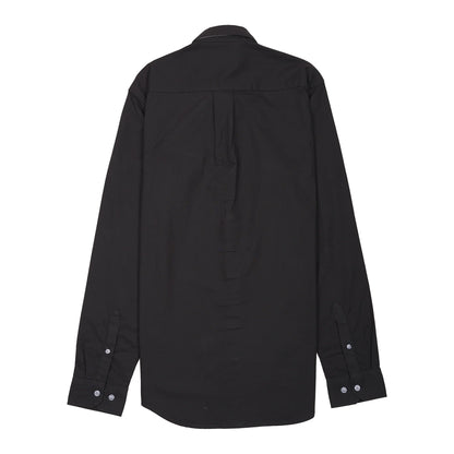 Lacoste Elegant Black Cotton Shirt