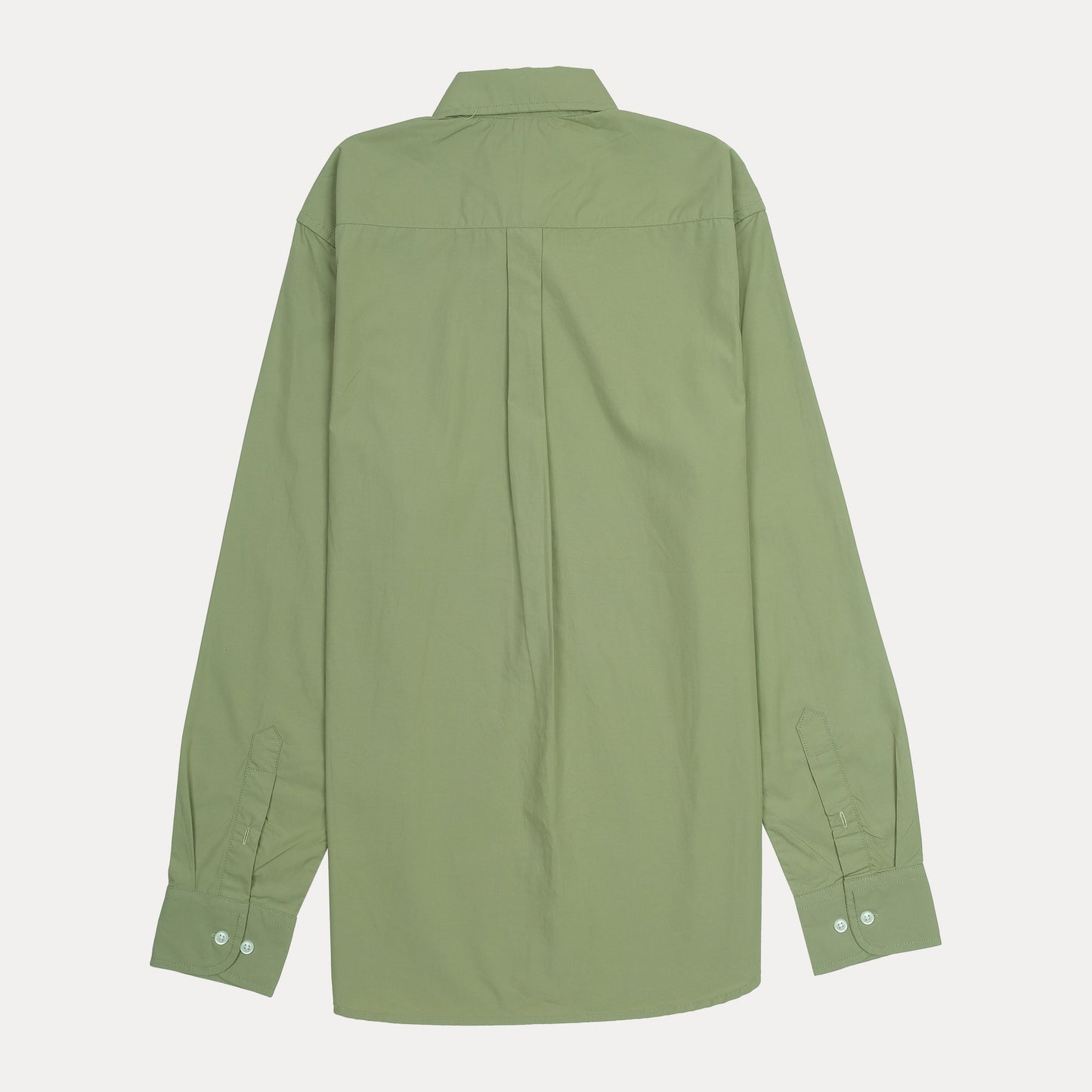 RALPH LAUREN Lucent Juniper Smoke Custom Fit Long Sleeve Button-Down Shirt