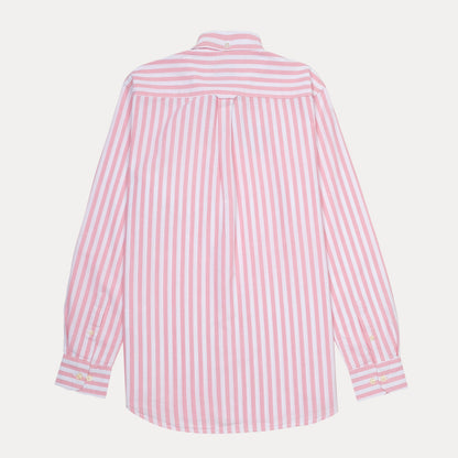 GANT Striped Elegance Tech Prep Shirt in Blushing Pink