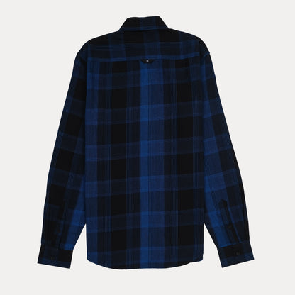 CALVIN KLEIN Oceanic Indigo Tailored Fit Long Sleeve Button-Up Shirt