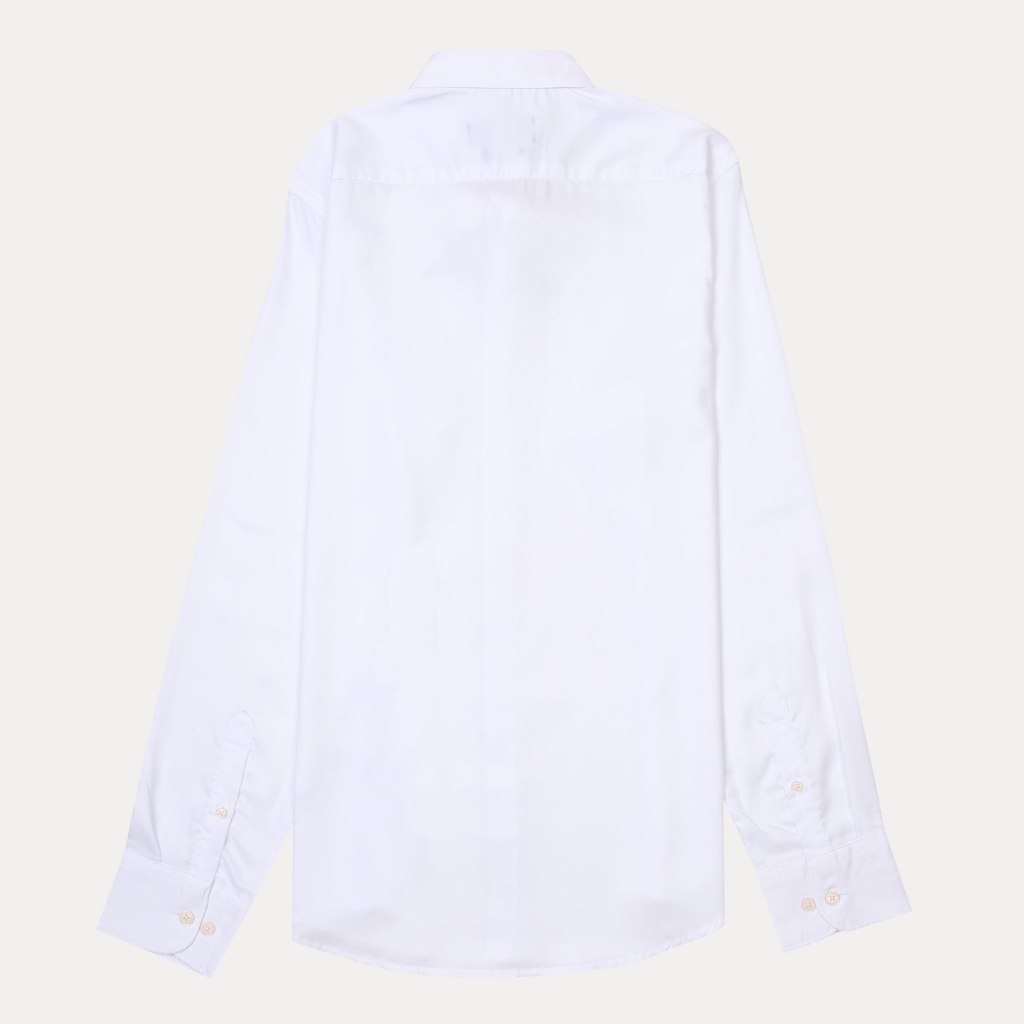 HACKETT London Crisp Cotton Slim Fit Shirt in Pristine White
