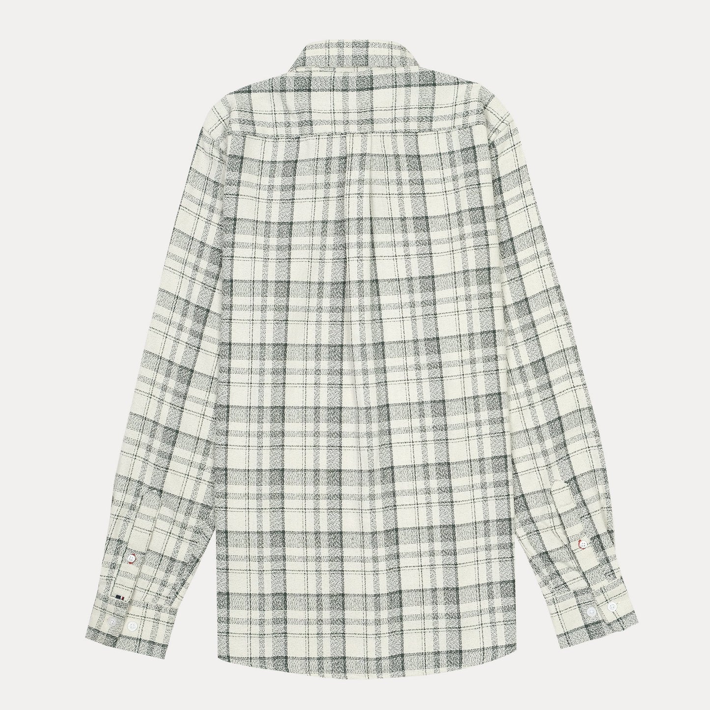 Tommy Hilfiger Organic Cotton Slim Fit Plaid Shirt in Whispering Willow